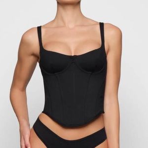 NWT SKIMS Black Corset